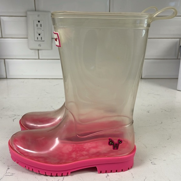 American Girl WellieWishers Peek-a-Boo Wellies for Girls Size 12/13 - Picture 7 of 15